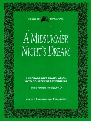 cover image of Midsummer Night's Dream
